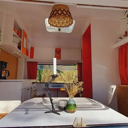 Small Retro Caravan Leek Exterior photo