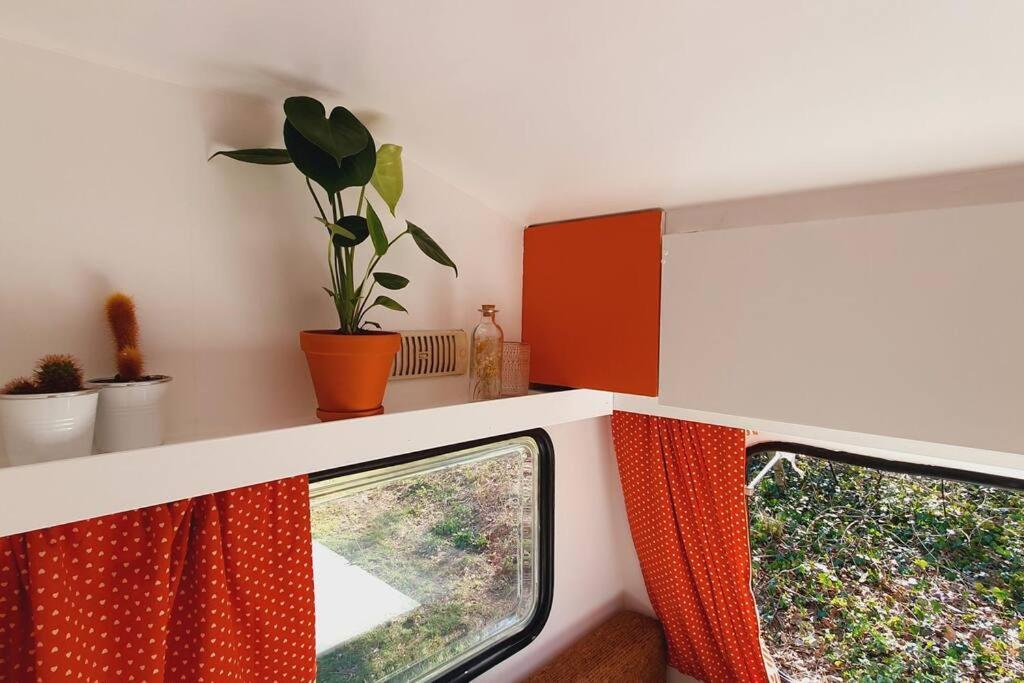 Small Retro Caravan Campsite Leek