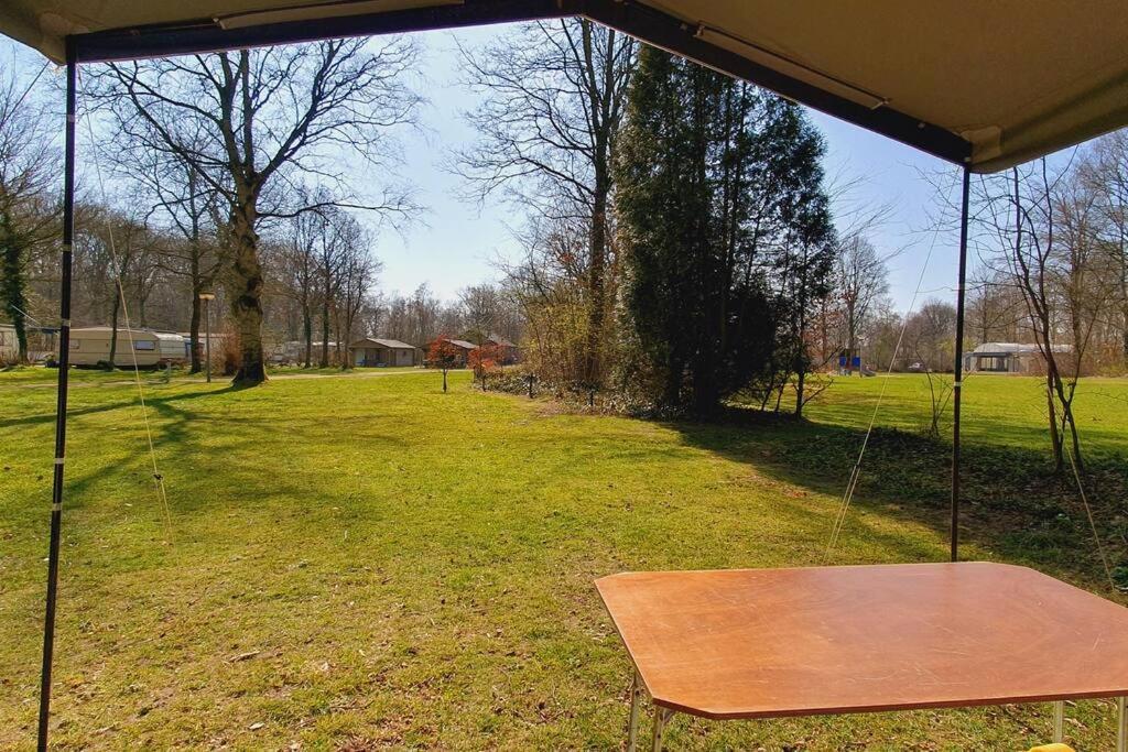 Small Retro Caravan Campsite Leek